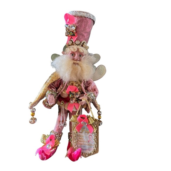 Mark Roberts Spirit of Hope Breast Cancer Awareness Fairy Figurine Ornament 11” - Picture 3 of 14